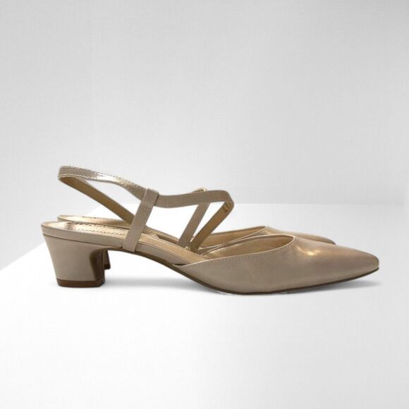 LIFESTRIDE "Minimalist" Taupe Slingback Pump, NWOT! Size 11 Life Stride - Picture 2 of 9